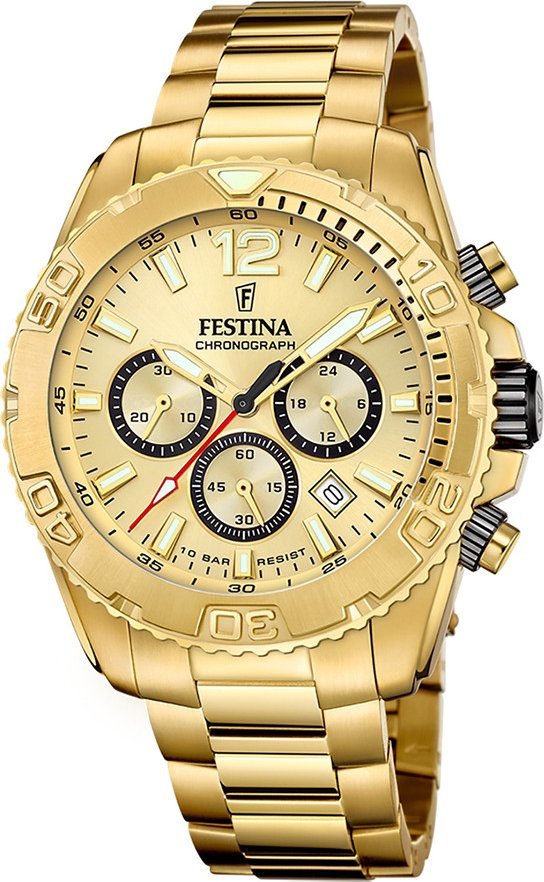Zegarek męski Festina F20684-1 złoty