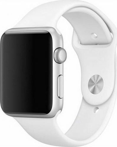 Mercury Mercury pasek Silicon Apple Watch 44mm biały/white