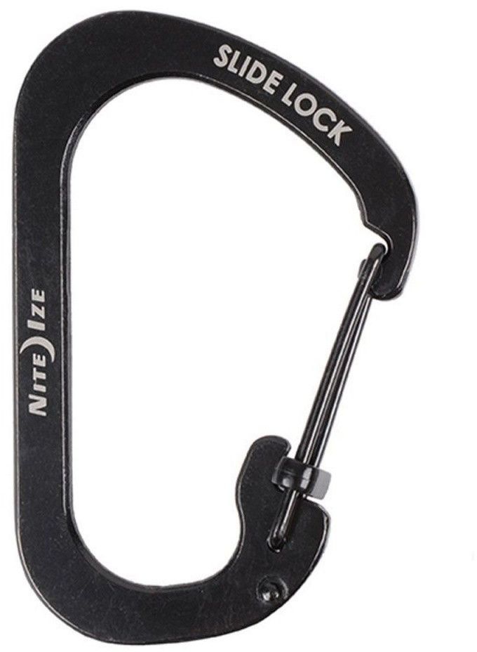 Nite Ize Karabińczyk SlideLock #2 stal nierdzewna czarny (CSL2-01-R6)