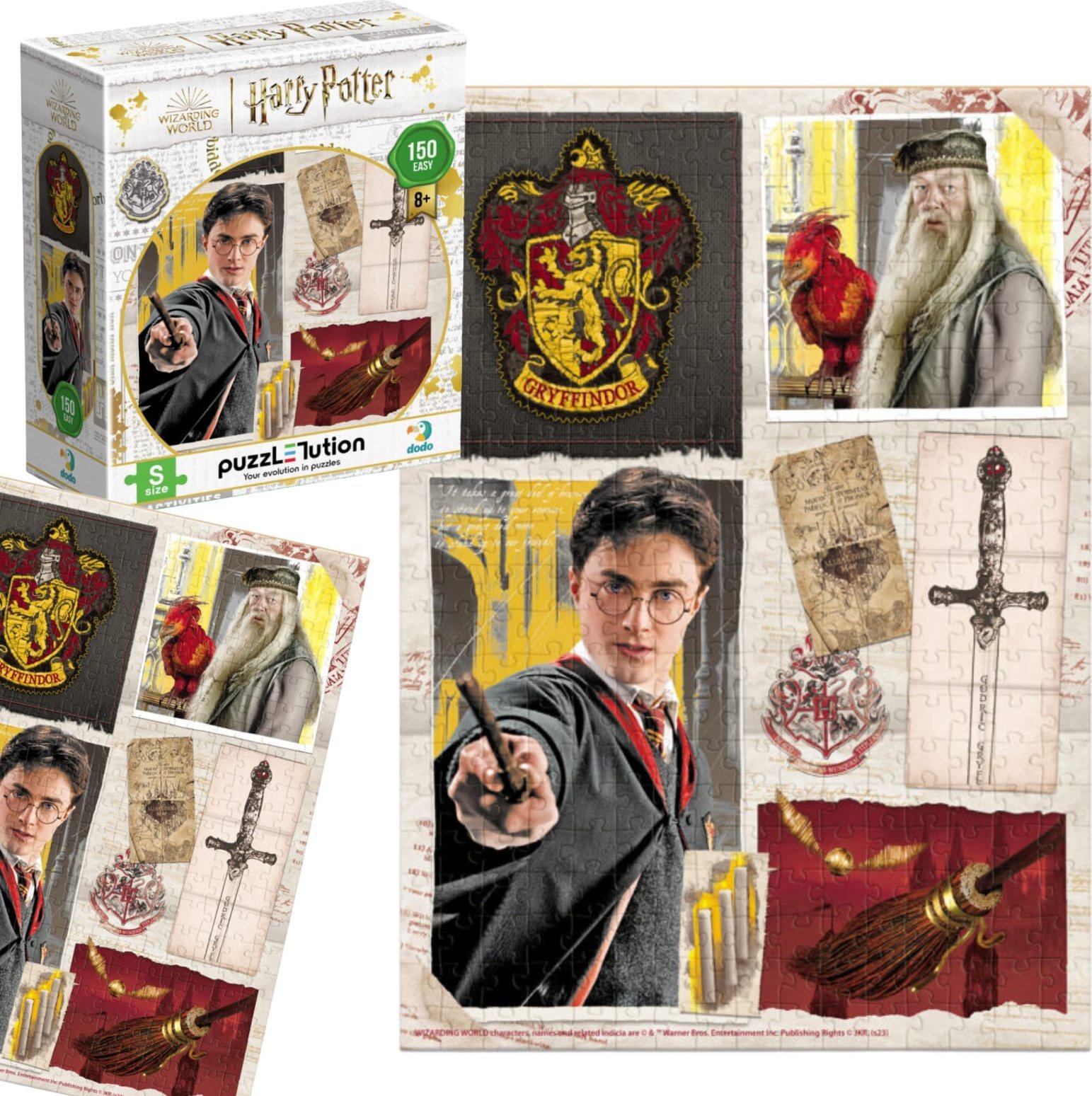 Dodo Puzzle Harry Potter Gryffindor Układanka Dla Dzieci I Dorosłych Magia