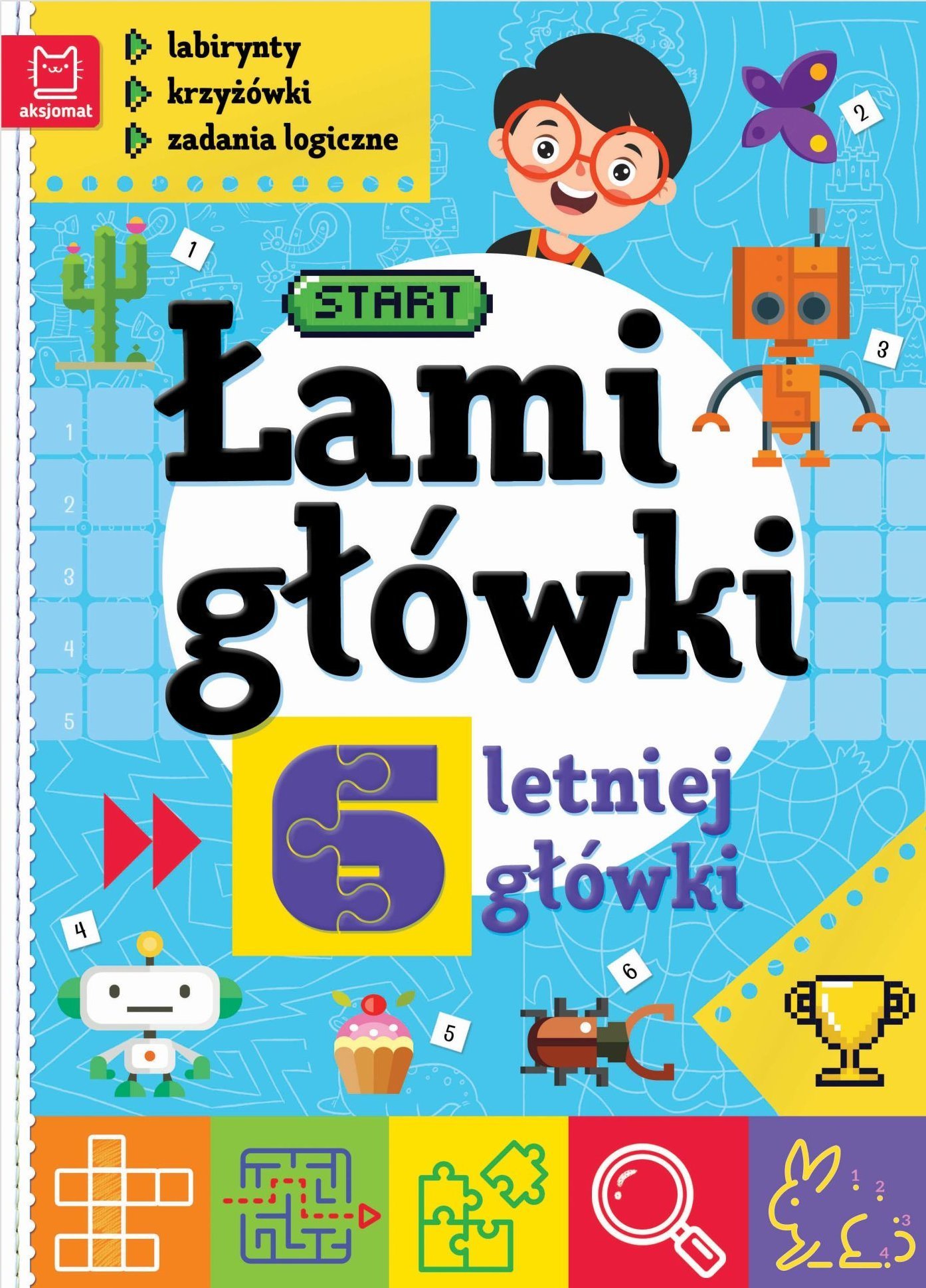 Aksjomat Łamigłówki 6-letniej główki Labirynty Krzyż..39273