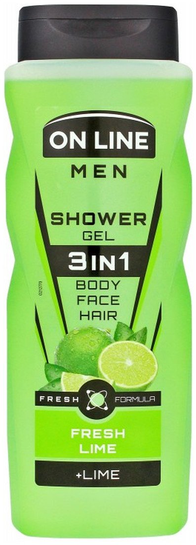 On Line Żel pod prysznic Fresh Lime 3w1 410ml