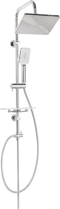 Zestaw prysznicowy Invena Nyks z deszczownicą chrom (AU-32-001)