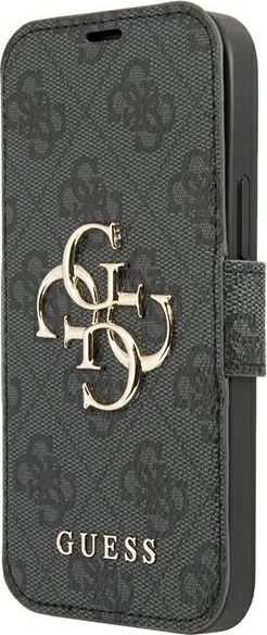 Guess GUBKP13L4GMGGR iPhone 13 Pro / 13 6,1" szary/grey book 4G Big Metal Logo