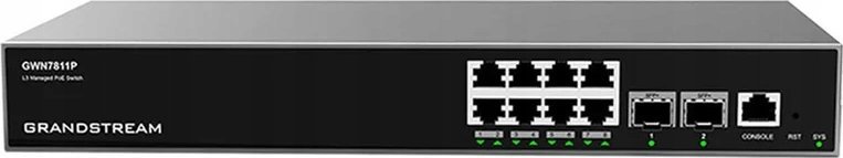 Switch GrandStream 8P Grandstream GWN7811P 8x Port PoE Layer 3 Managed Netzwerk Switch