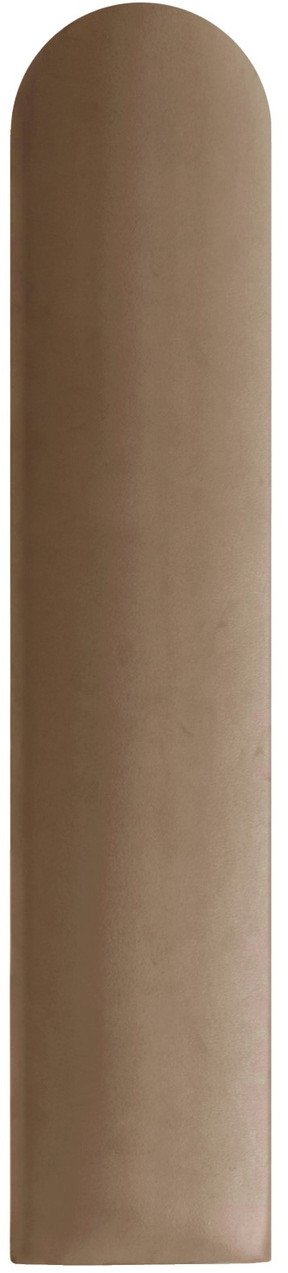 Panel tapicerowany płotek zaokrąglony 60x20 Magic Velvet 2206 (Kawa z mlekiem) 60x20