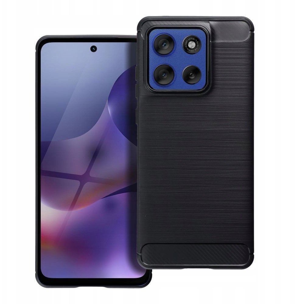 Futerał CARBON do MOTOROLA G56 5G czarny
