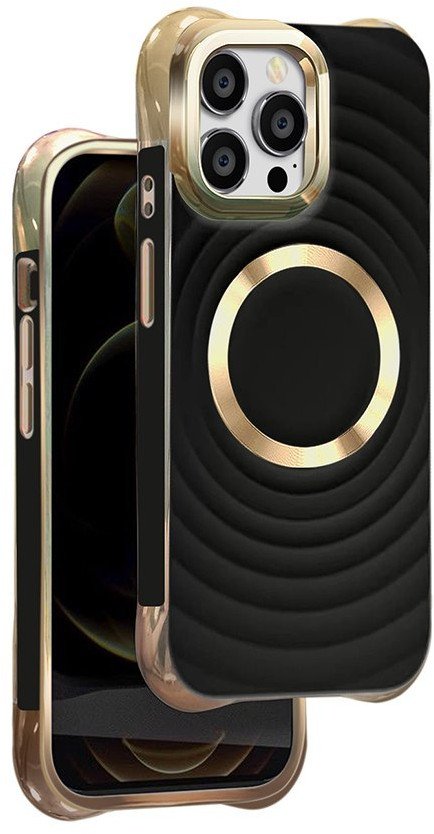 Nakładka Circle Glam Mag do iPhone 13 Pro Max 6,7" czarna