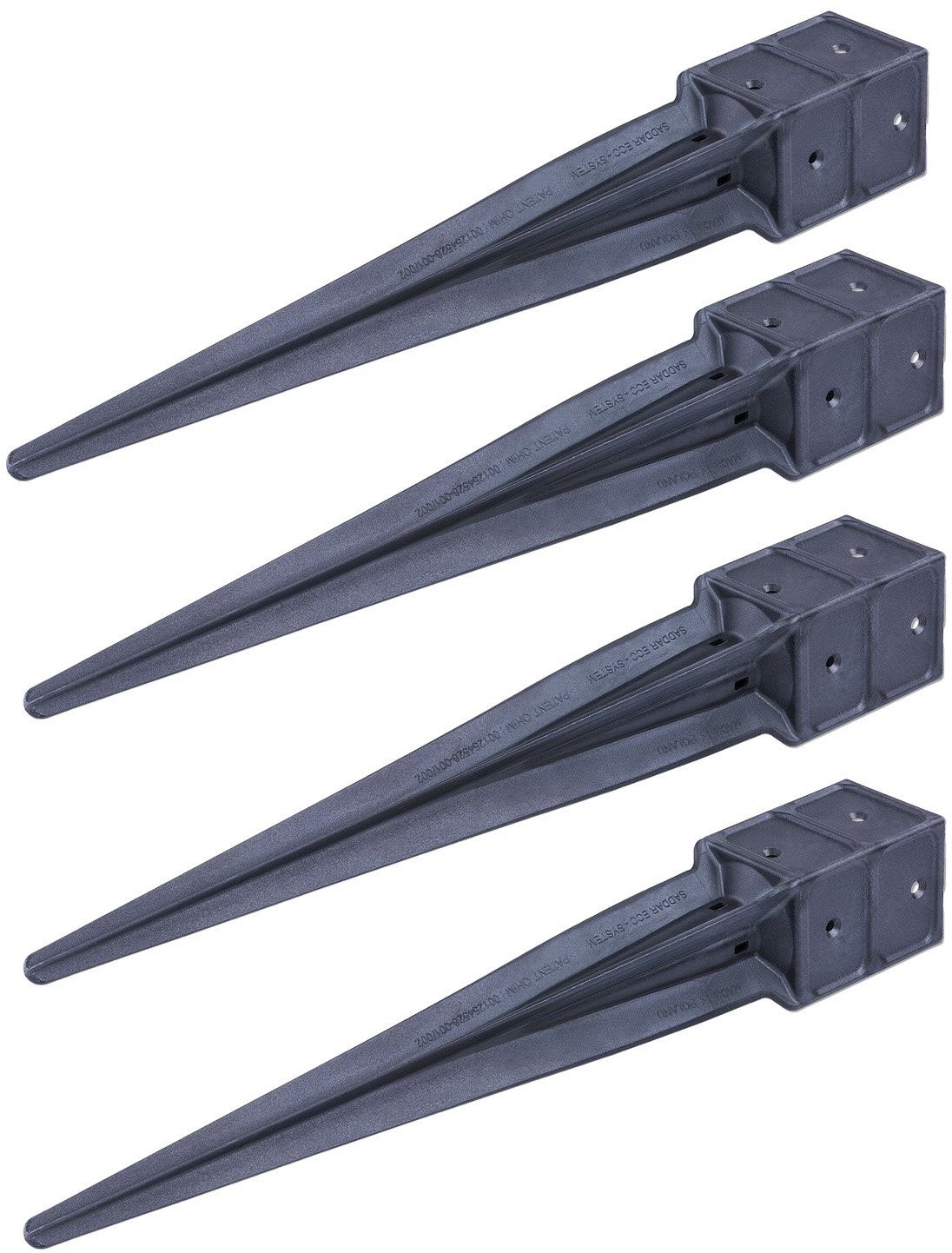 Kotwa EKO stabilizacyjna 90x90 mm do domków drewnianych, słupów, płotów