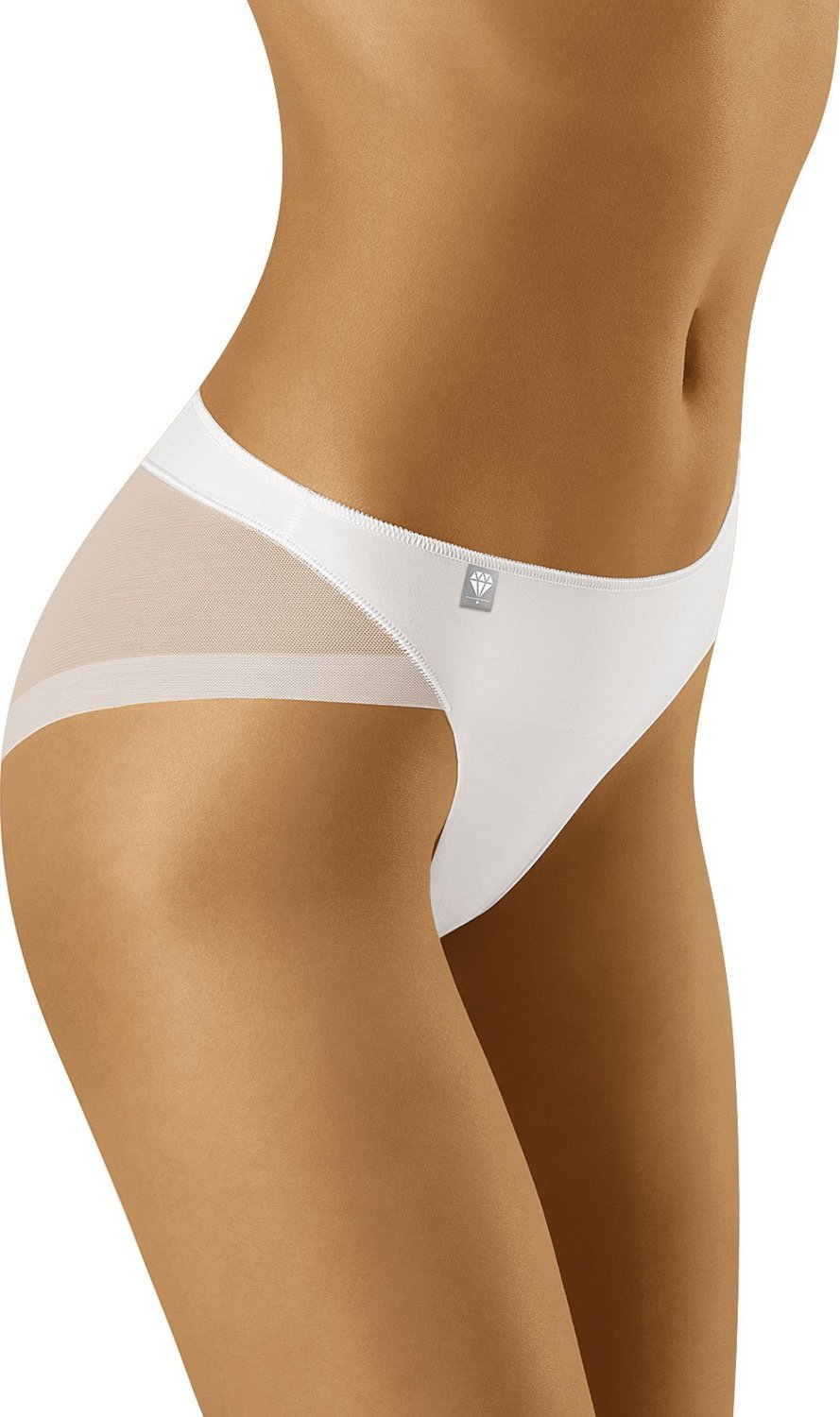 Wolbar Wol-Bar Diamond 3517 biały XL Majtki figi