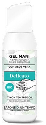 Żel do dezynfekcji rąk z Tymiankiem i Olejkiem z Drzewa herbacianego 100 ml - SAPONE DI UN TEMPO