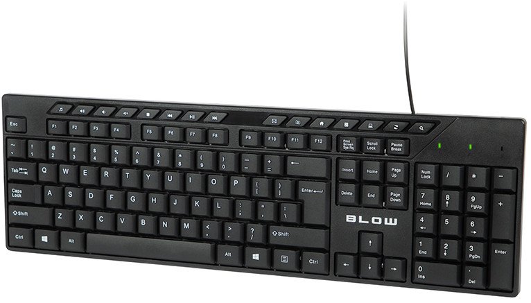 84-226# Klawiatura blow kp-122 usb czarna