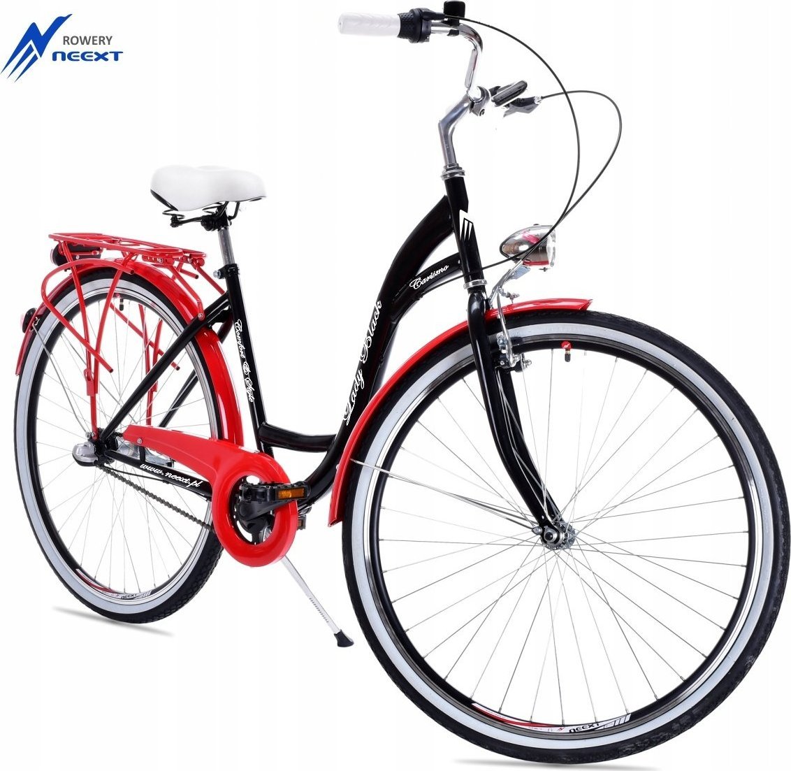 NEEXT Damski Rower Miejski 28 LADY BLACK 3bie Holenderka