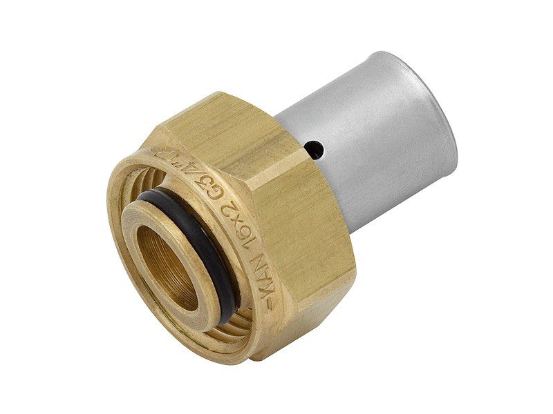 KAN-therm Śrubunek zaprasowywany PRESS 16x2mm G3/4" - K-900112