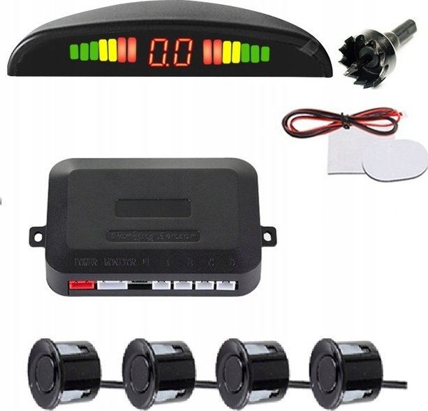 Nvox Czujniki parkowania z wyświetlaczem 4 sensory