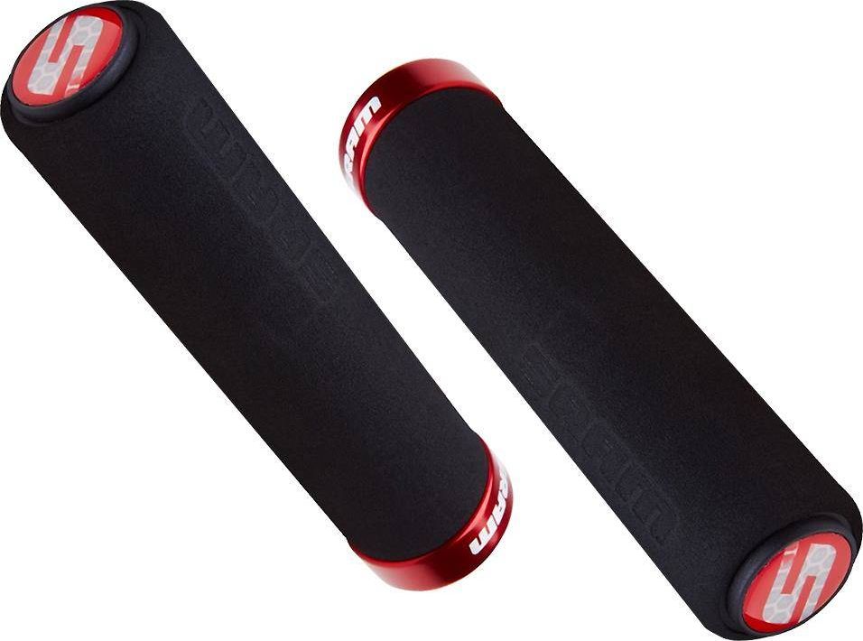 Sram Chwyty kierownicy Sram 129mm czarne z czarną obejmą i korkami uniwersalny