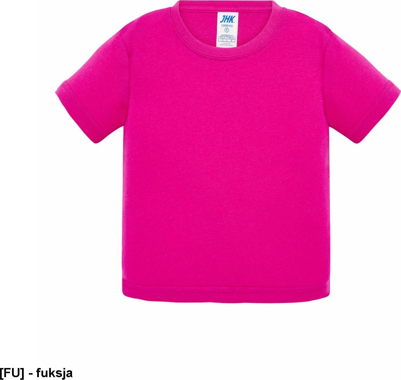 JHK TSRB150 - Koszulka dla niemowląt z krótkim rękawem - fuksja 2