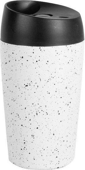 Sagaform Kubek Travel Z Zamknięciem, Białoczarny Wzór