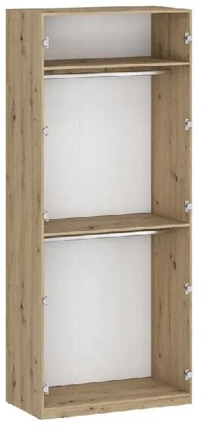 Korpus szafy modułowej FLEX K4 100 dąb artisan HALMAR