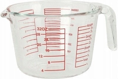 Miarka kuchenna szklana LUNU, 1 l