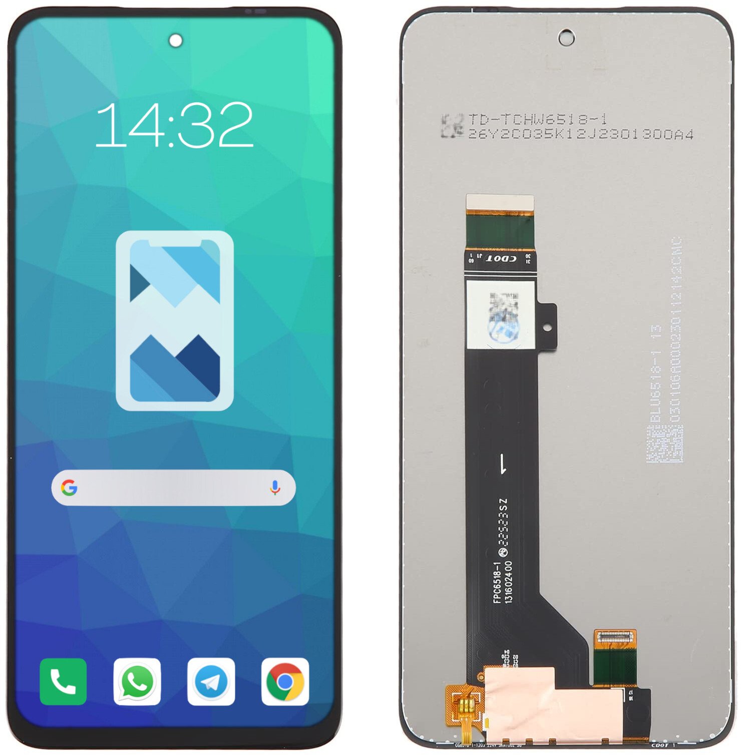 Wyświetlacz LCD Ekran Szybka Dotyk do Motorola Moto G53 | XT2335