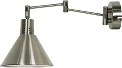 Kinkiet Lumes Kinkiet do sypialni w stylu nowoczesnym satyna - K058-Iri