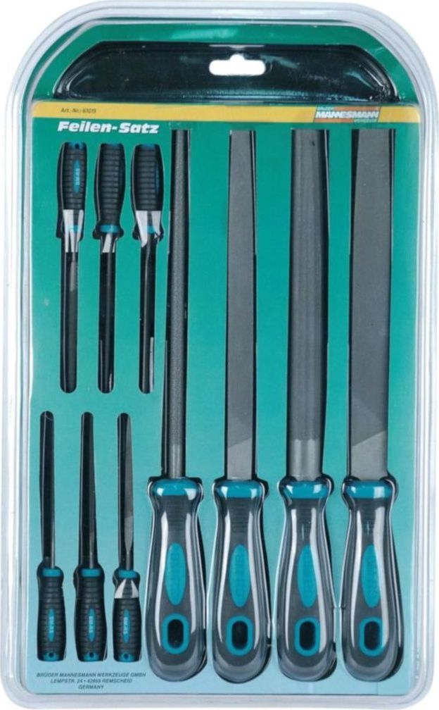 Bruder Mannesmann Brder Mannesmann Pilniki inżynierskie i igiełkowe, 10 szt., 61015