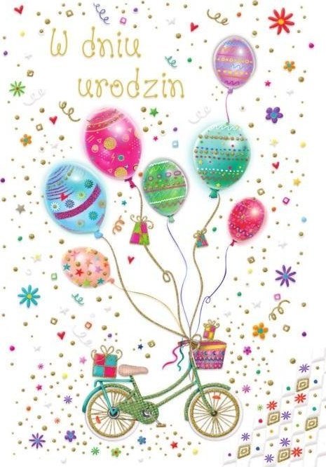 Trend Kartka okolicznościowa Urodziny TS113