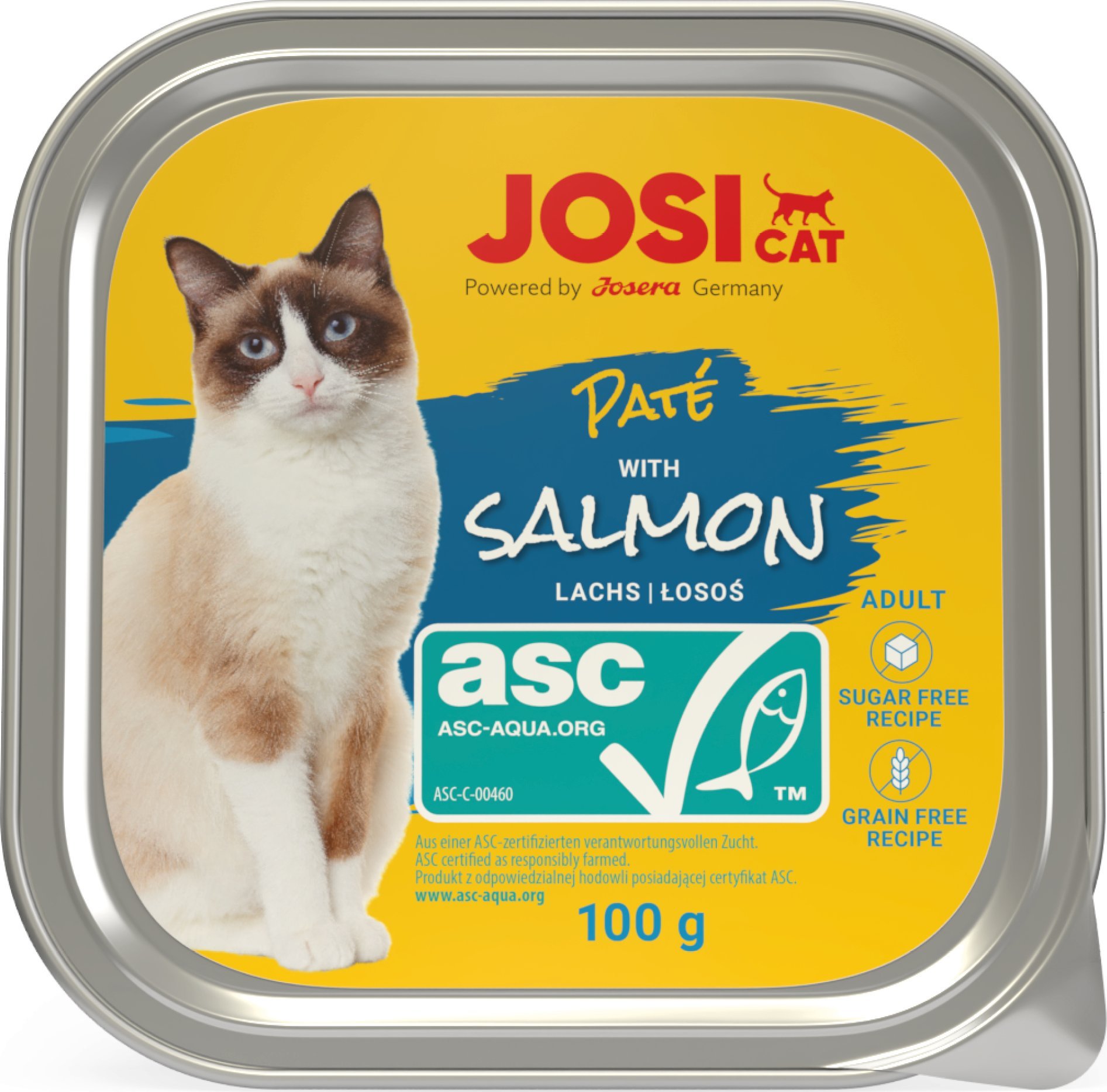 JosiCat Pasztet z łososiem 100g