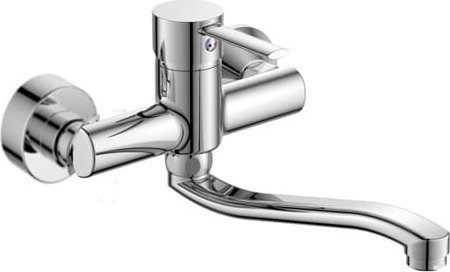 Bateria kuchenna Sotbe Unicorn ścienna chrom (UNI-SKW-14259754)