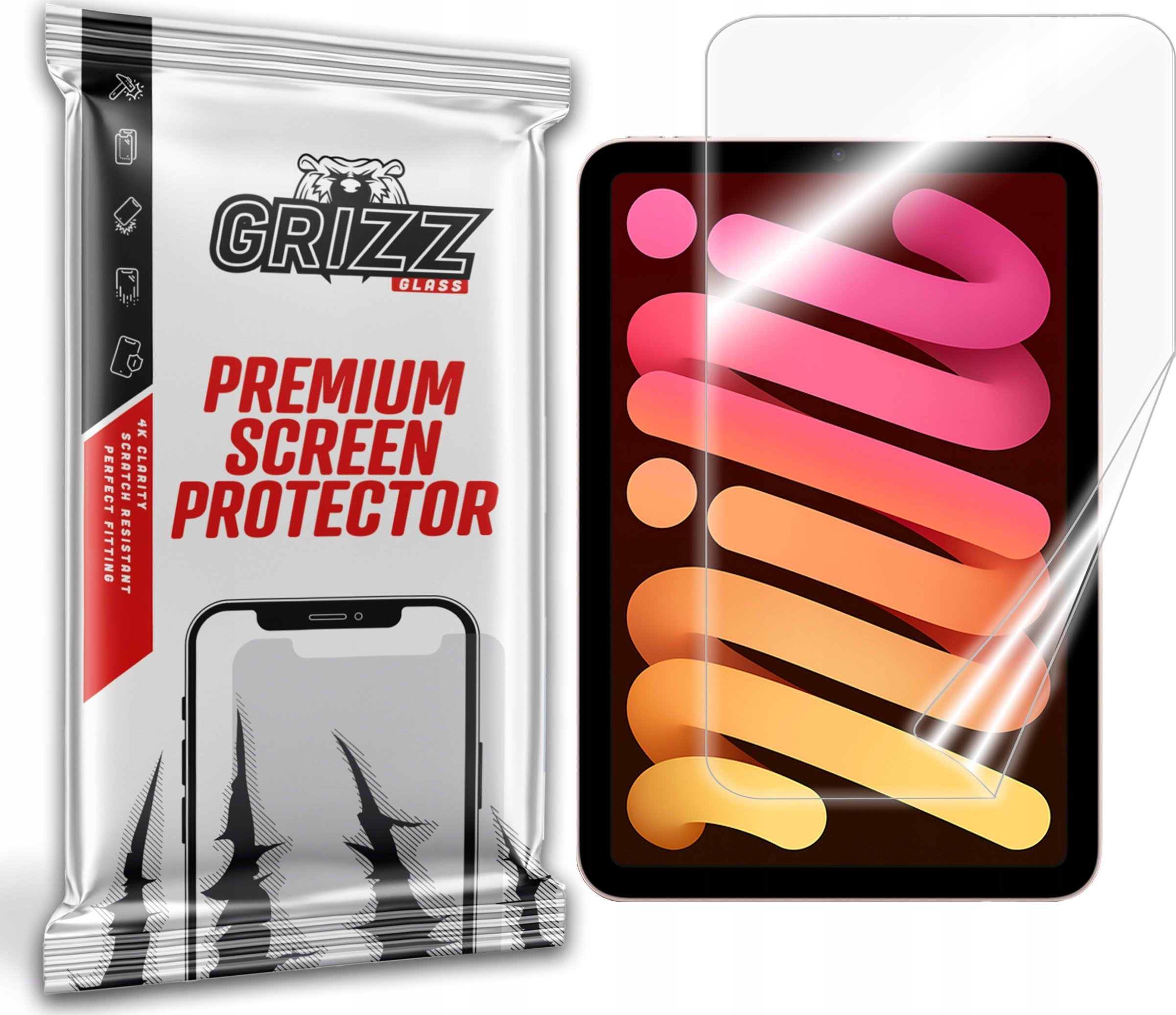 GrizzGlass Folia ceramiczna GrizzGlass CeramicFilm do Apple iPad mini 2021 (6. generacji)