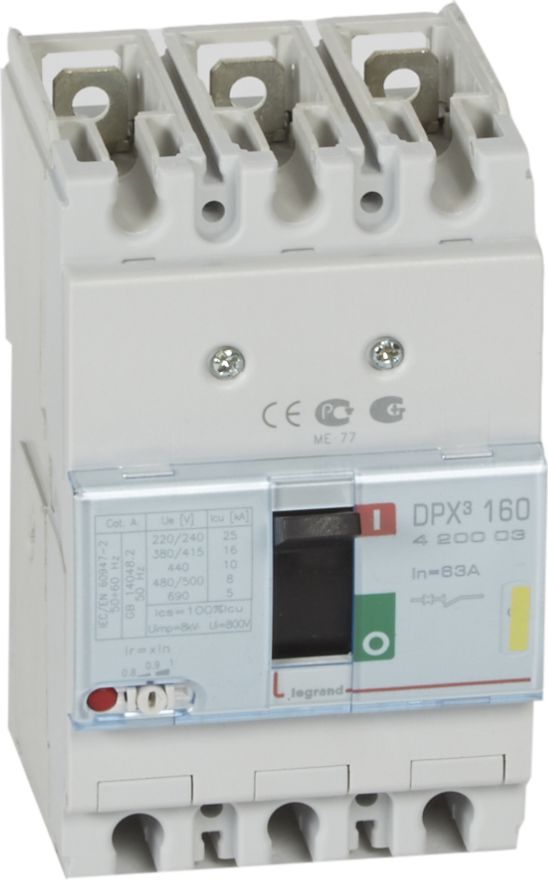 Legrand Wyłącznik mocy 63A 3P 16kA DPX3 160 (420003)