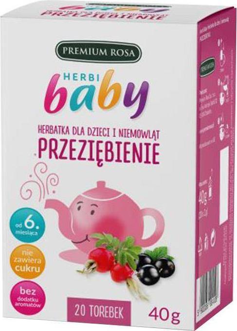 Premium Rosa Herbatka dla dzieci i niemowląt - Przeziębienie 20 torebek