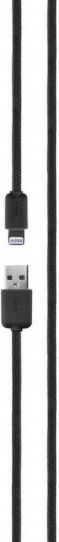 Kabel USB Xqisit USB-A - Lightning 1.8 m Czarny