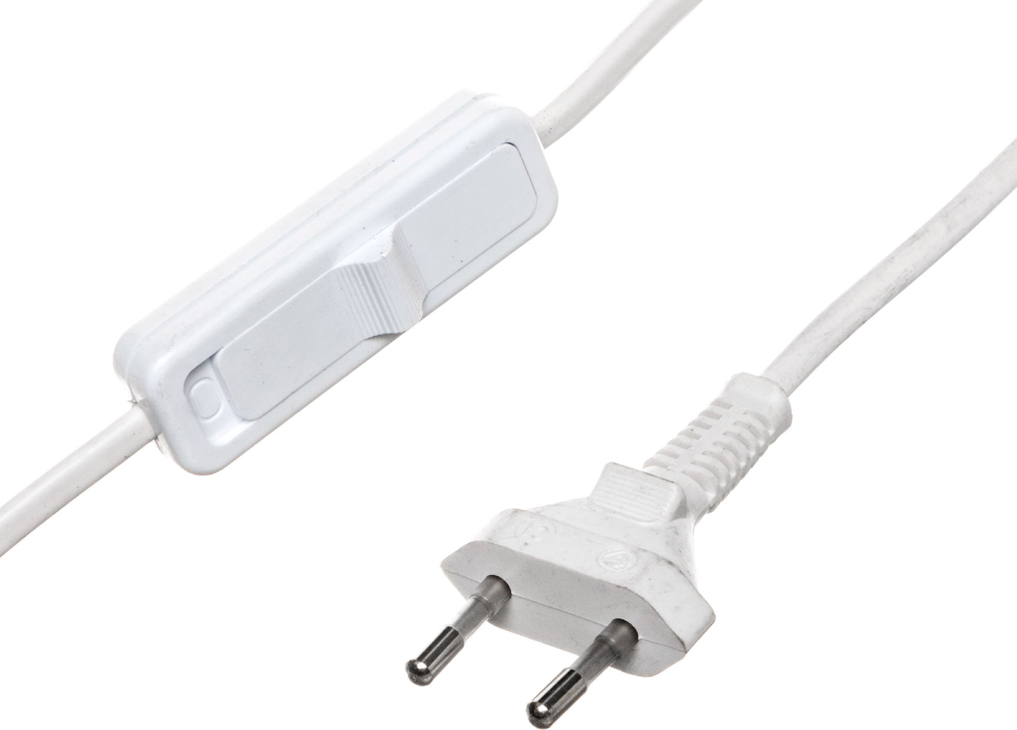 Zamel Sznur przyłączeniowy z wyłącznikiem SP/W-400cm biały SP/W-400/2X0,75/-BIA (YNS10000532)