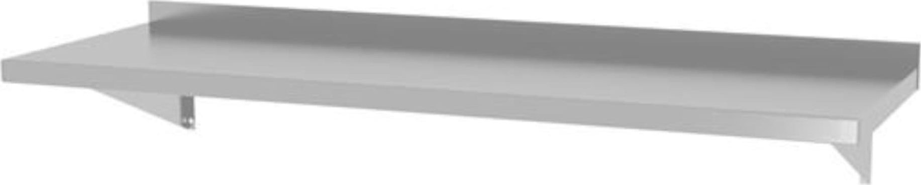 Hendi Półka ścienna wisząca na konsolach ze stali nierdzewnej spawana 100x30 cm - Hendi 816493