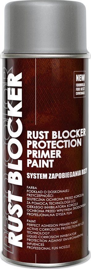 DECO COLOR Farba na rdze srebrna RAL 9006 RUST BLOCKER