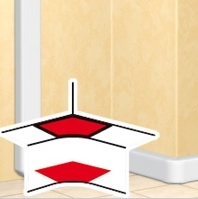 Legrand Kątownik wewnętrzny regulowany 85-95° - 010602