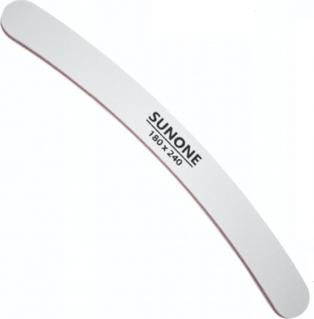 Sunone Pilnik do paznokci Banan 100/180 Biały