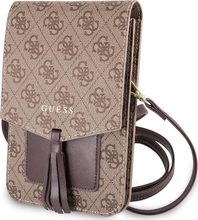 Guess 4G Uptown Wallet Phone Bag torba na smartfona (brązowy)