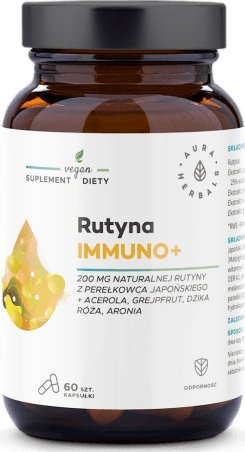 Aura Herbals AURA HERBALS Rutyna Immuno+ 60 veg. kaps.