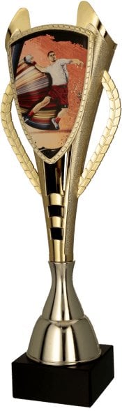 Victoria Sport Puchar plastikowy złoty - PIŁKA RĘCZNA