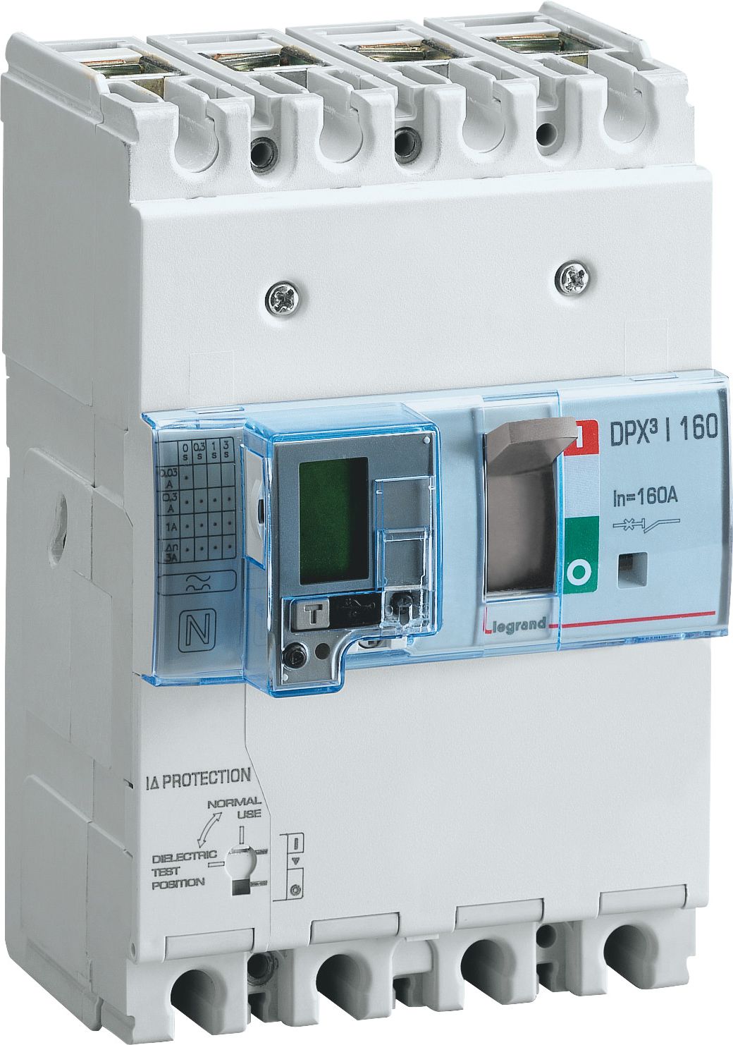 Legrand Rozłącznik mocy 4P 160A z modułem różnicowoprądowym DPX3-I 160+BL.R. (420197)