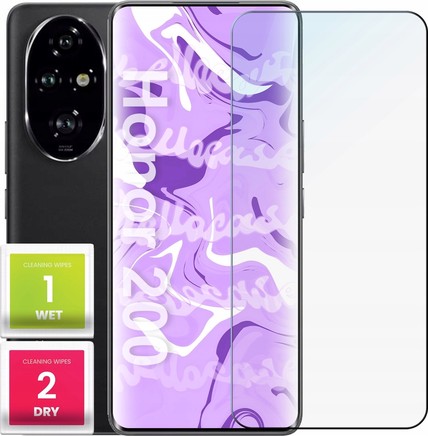 Hello Case Szkło Hartowane do Honor 200 (szybka 9H, płaskie 2.5D, ochronne, szybka)