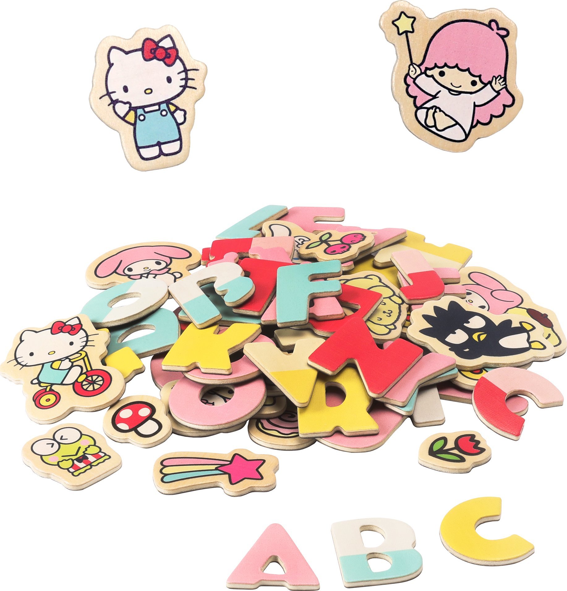 Micki Literki Magnetyczne drewniane Hello Kitty