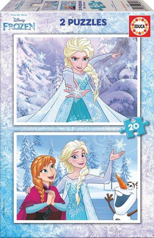 Educa Puzzle 2x20 ELEMENTÓW Kraina Lodu (16847)