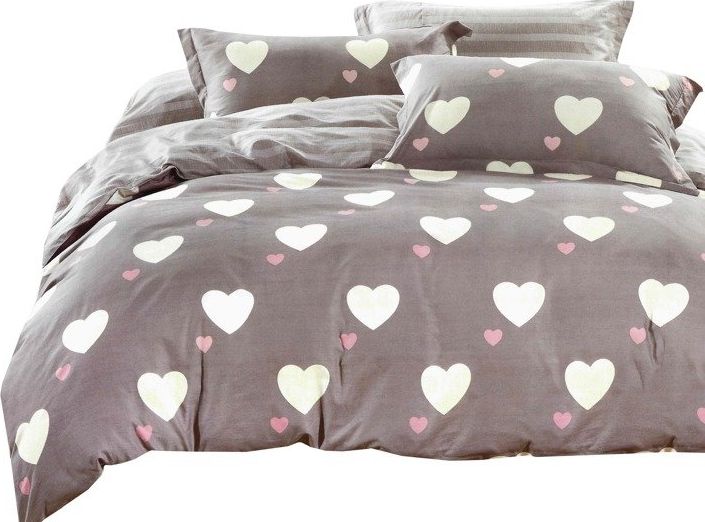 Łóżkoholicy Pościel Satyna Bawełna A892 Komplet 160x200 NP 3 CZĘŚCI