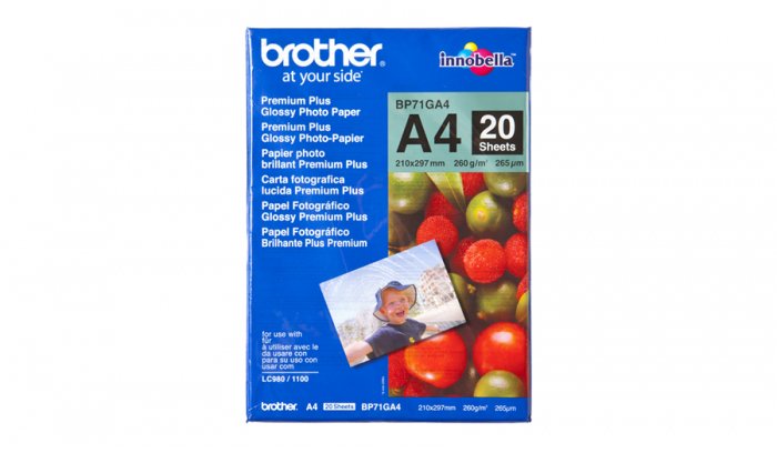 Papier błyszczący Brother BP71 A4 (BP71GA4)