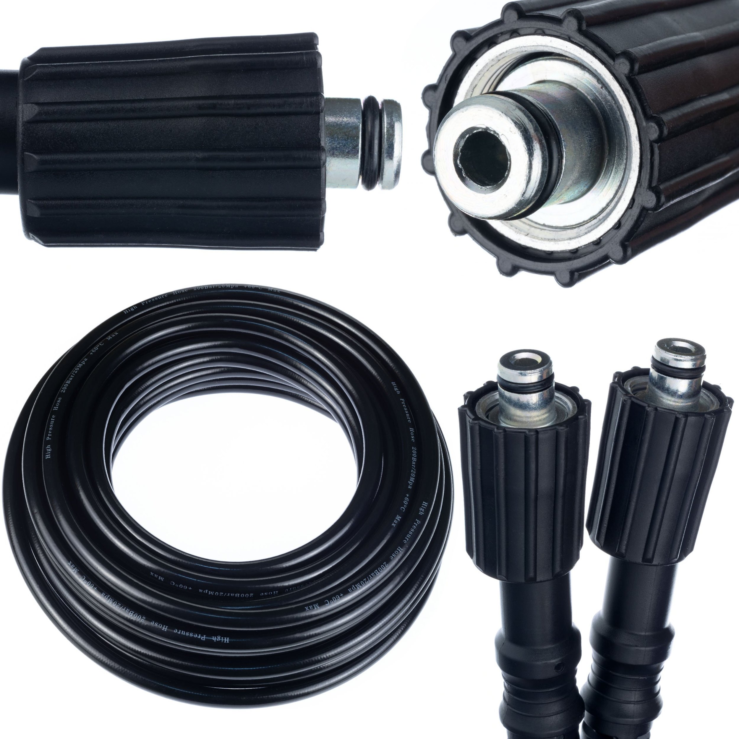 Rosfix WĄŻ WYSOKOCIŚNIENIOWY 15M DO MYJKI M22-M22 TRZPIEŃ 14MM KARCHER KRANZLE