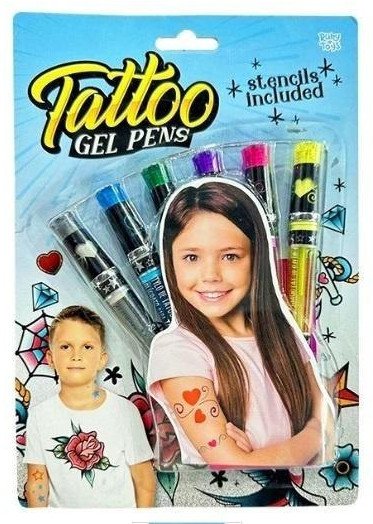 Długopisy żelowe do tatuażu